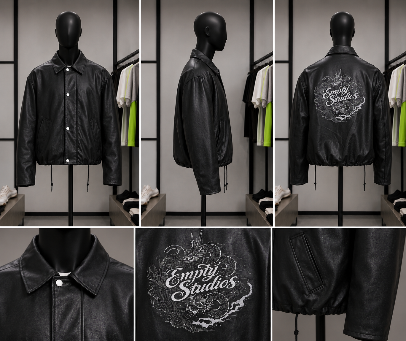 Veste similicuir