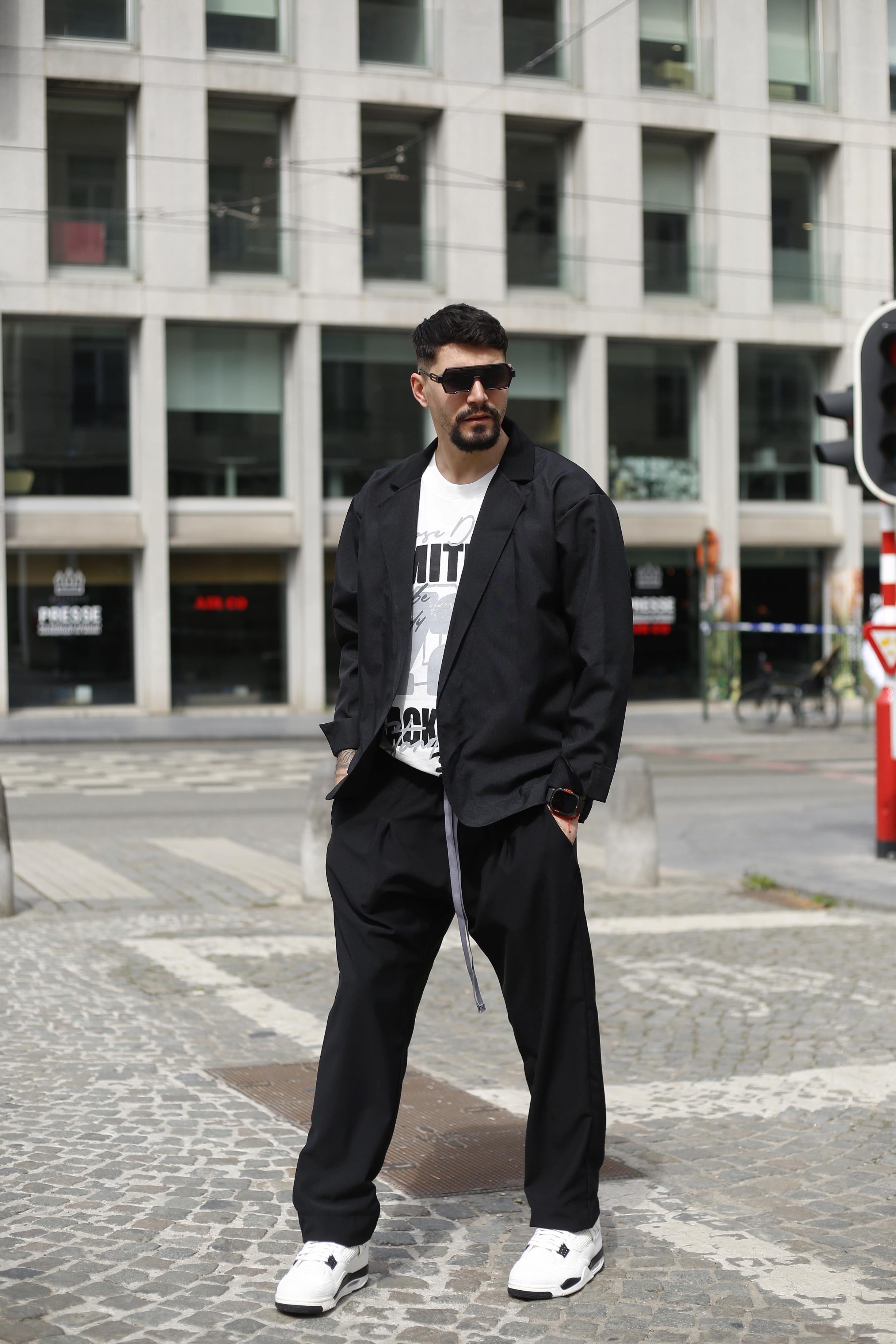 Minimal Oversized Handmade Blazer