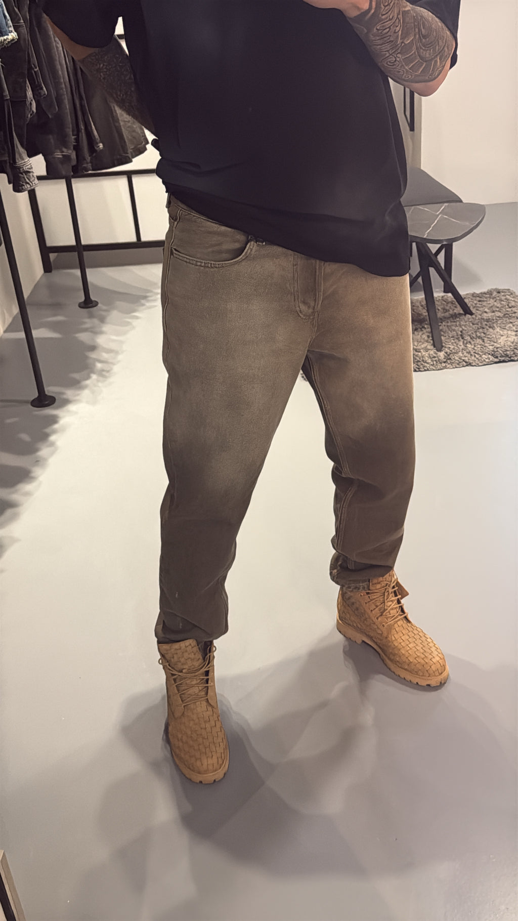 Jean Premium à Effet Délavé