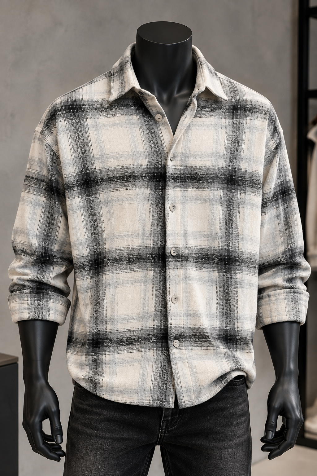 Chemise Oversize à Carreaux