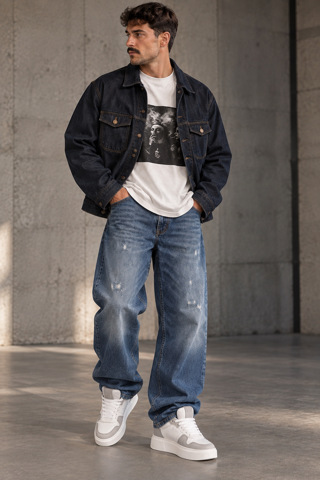 Veste Denim Oversize
