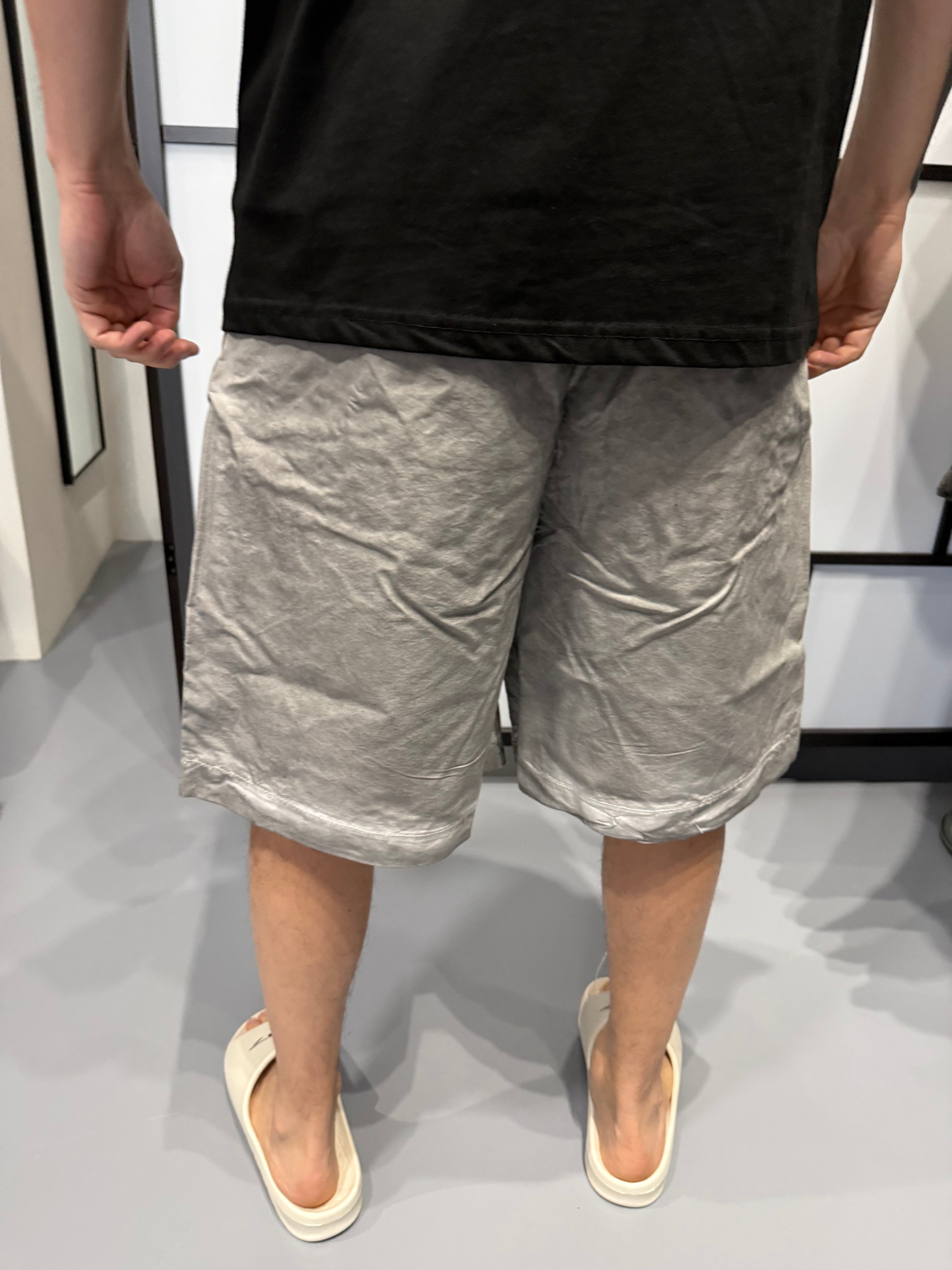 Shorts oversize délavé