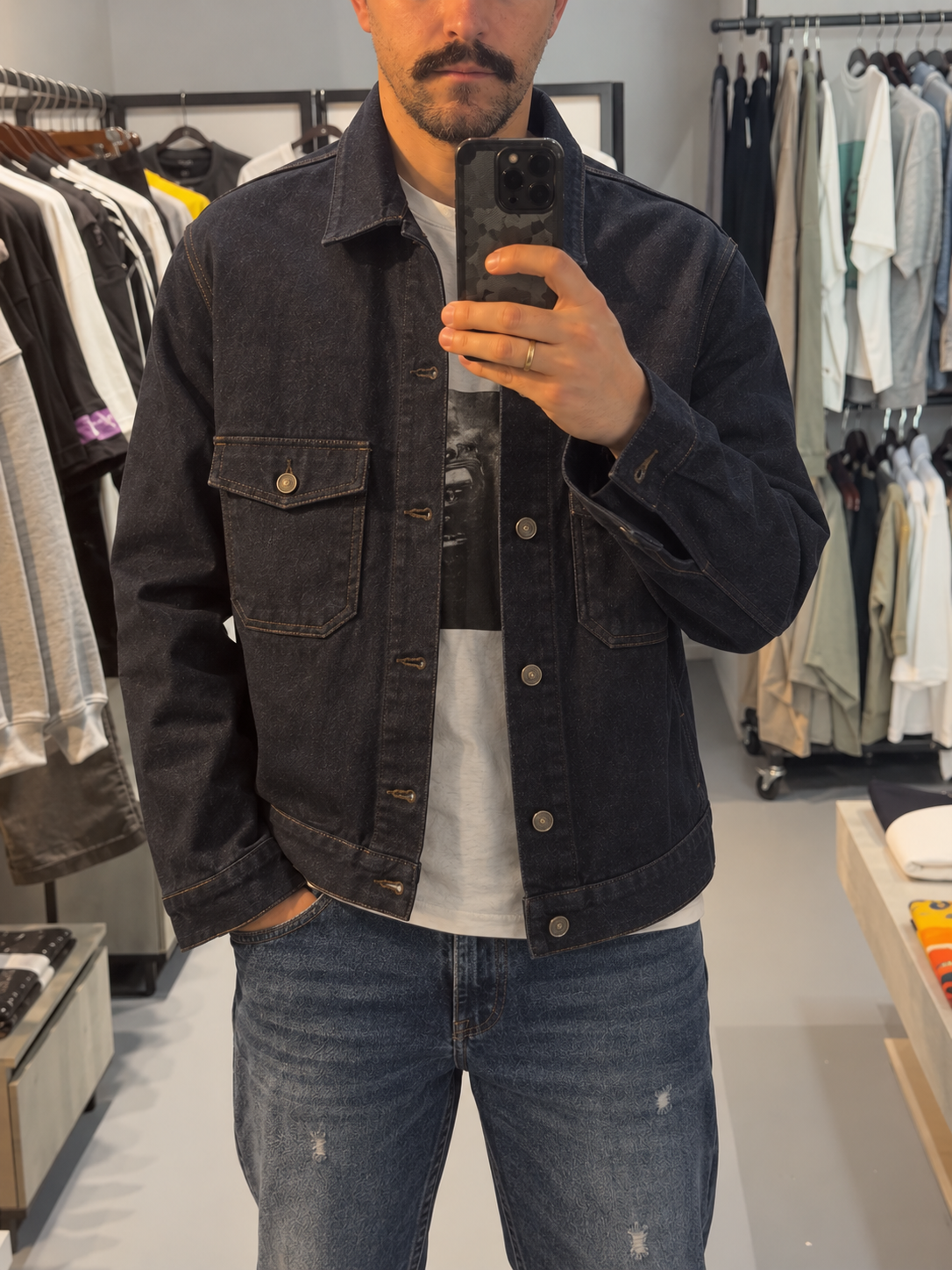 Veste Denim Oversize