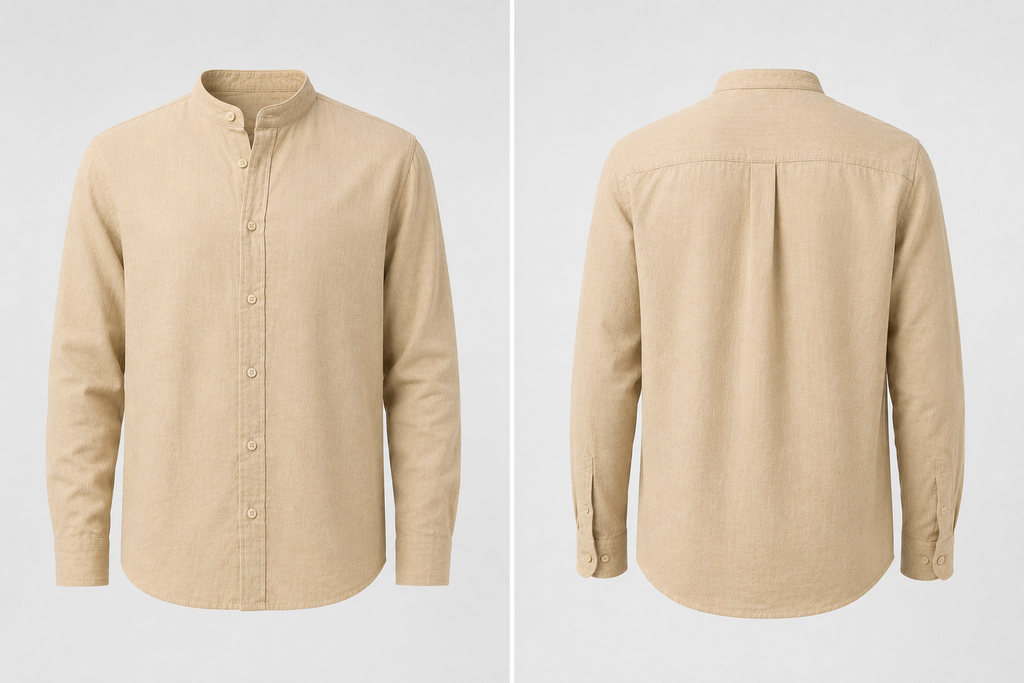 Mandarin Collar Shirt