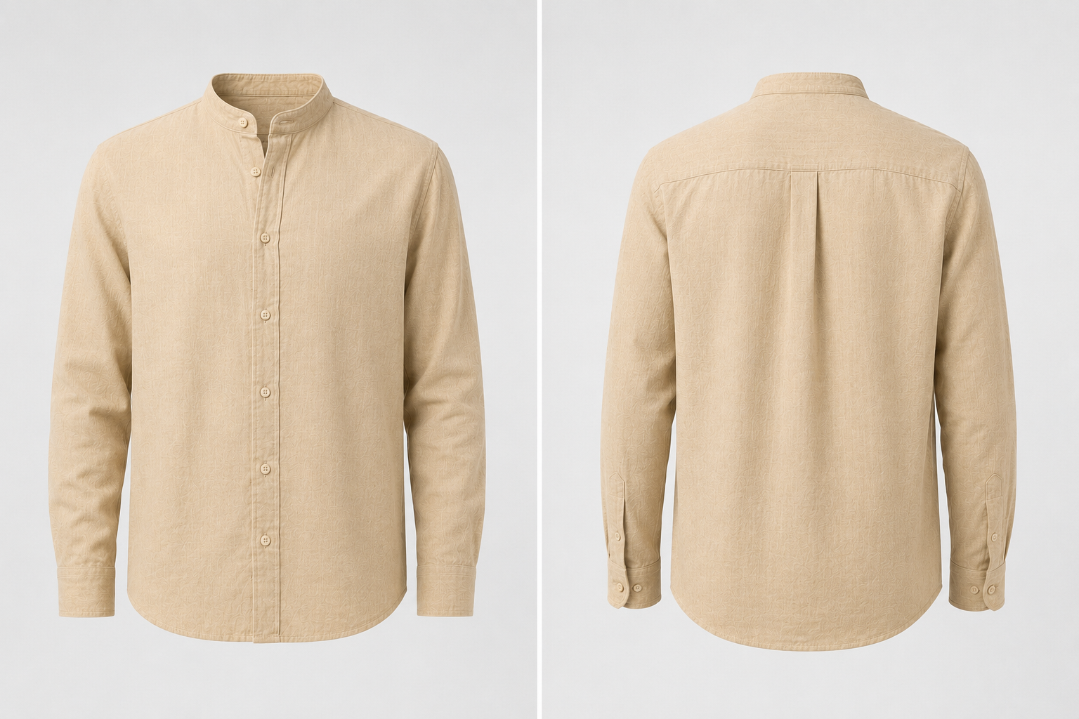 Mandarin Collar Shirt