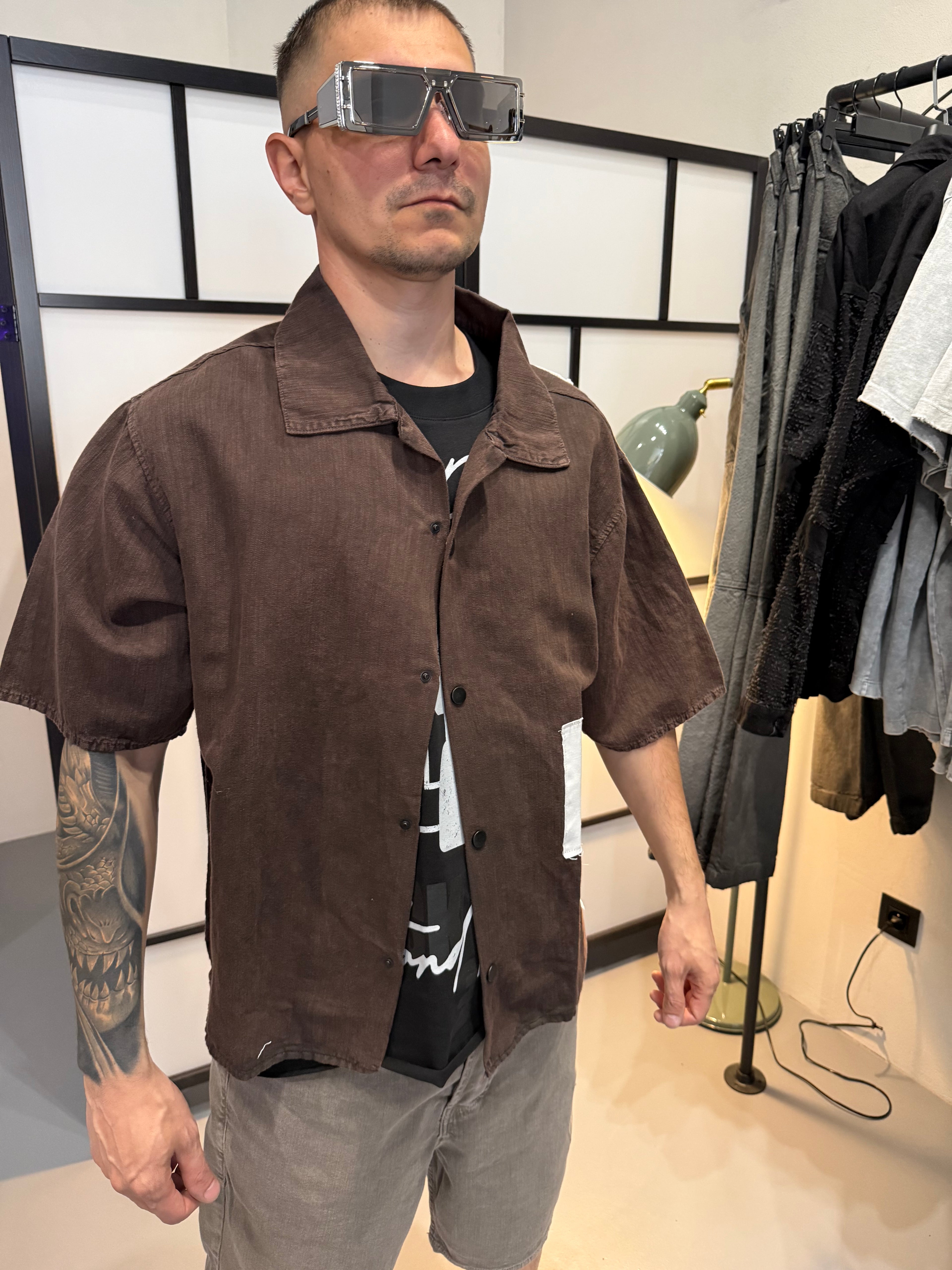 Oversized Graphic Short Sleeve Shirt