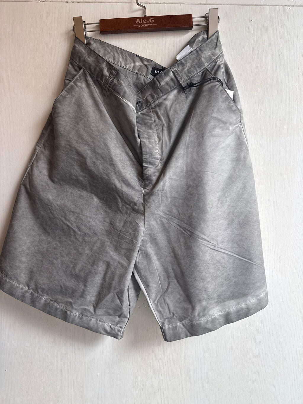 Shorts oversize délavé