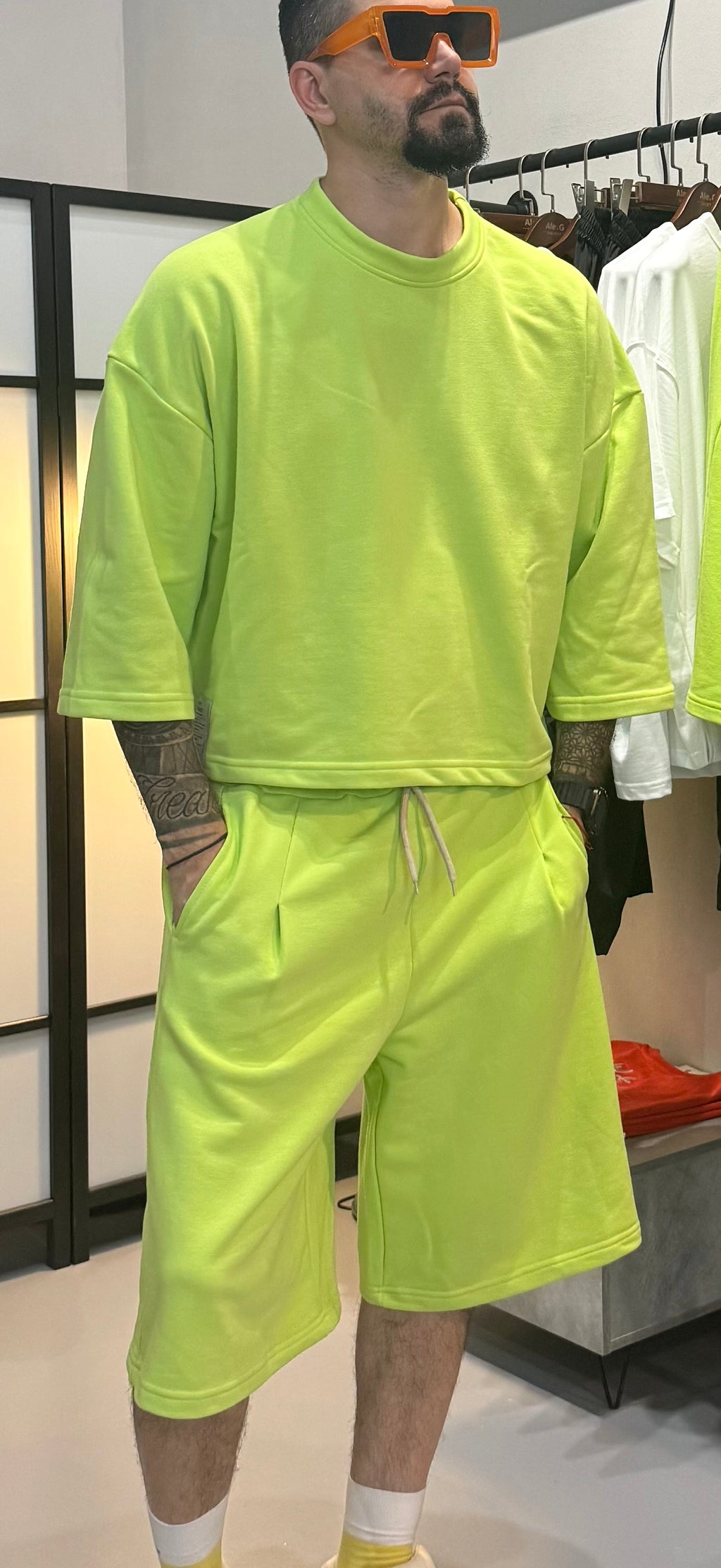 Relaxed Fit Sweat Shorts