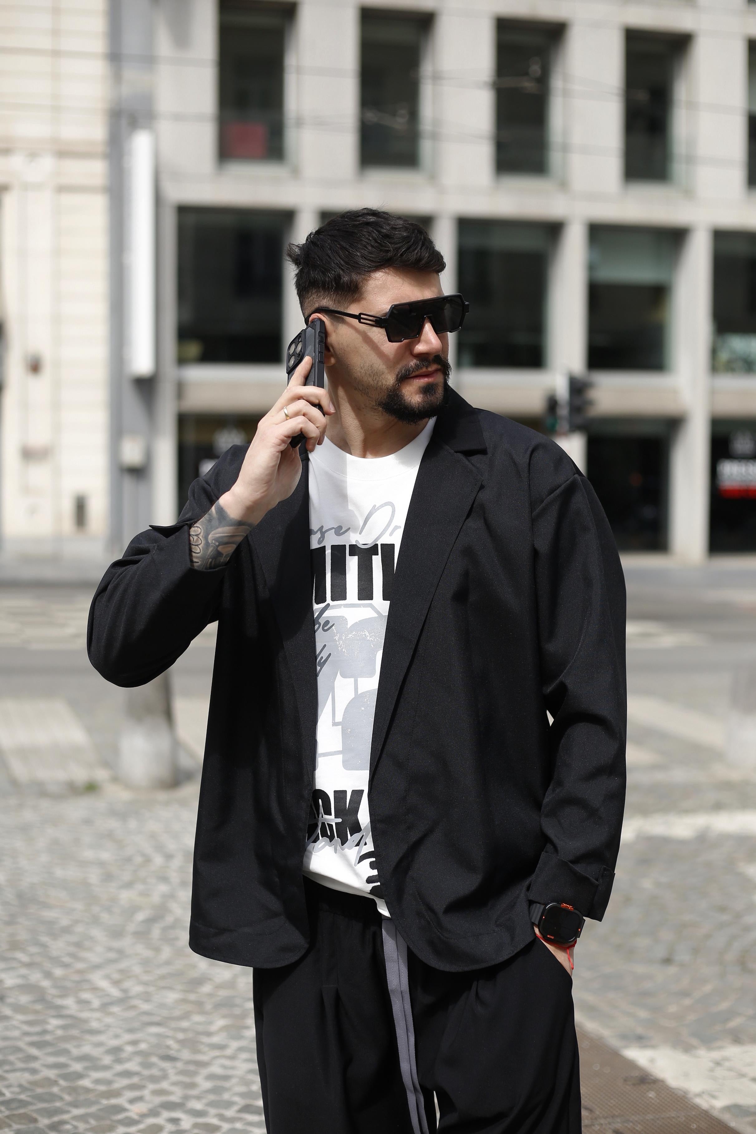 Minimal Oversized Handmade Blazer