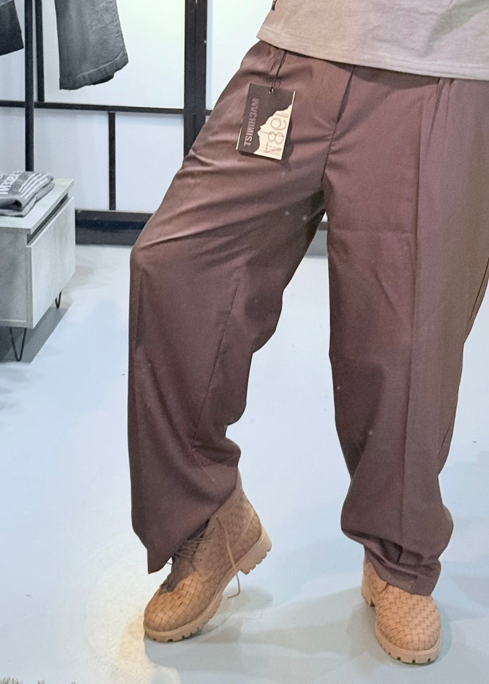 Pantalon large à pinces