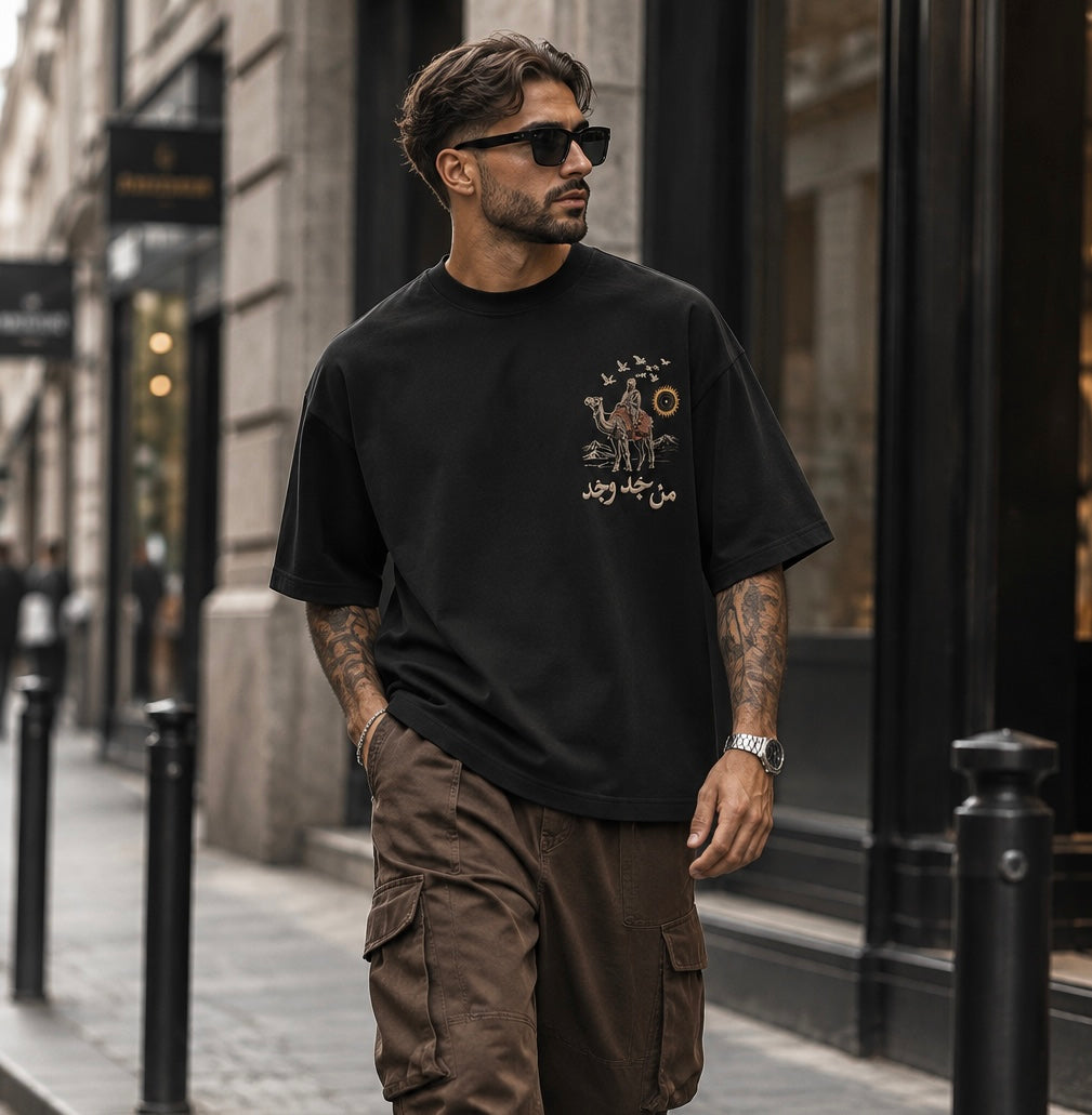 T-shirt Desert Rider Graphic Oversize