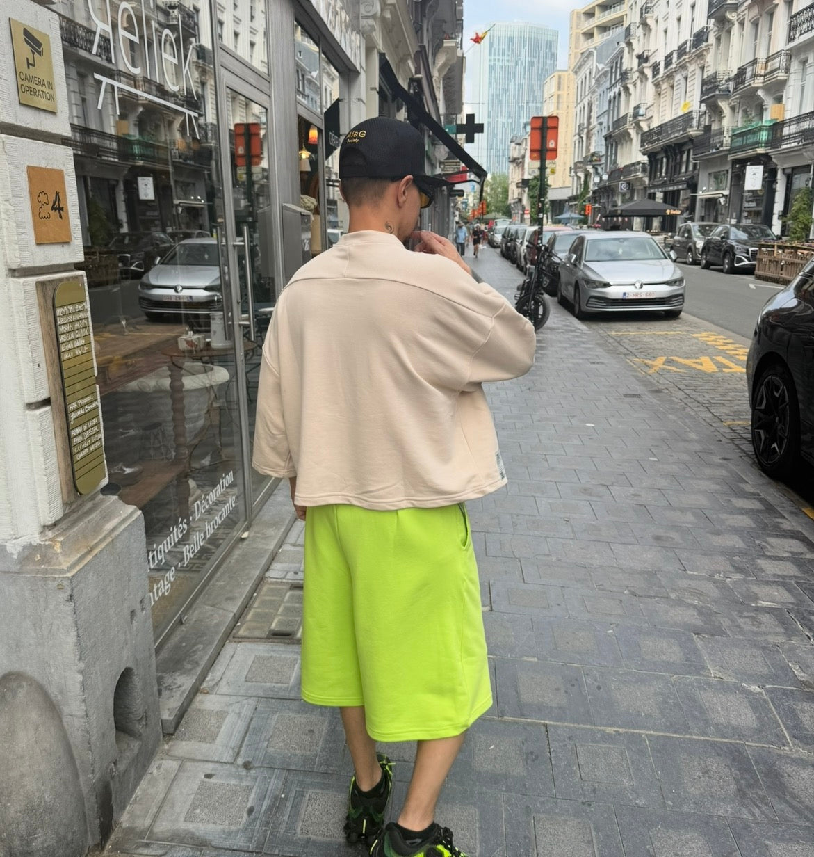 Boxy Cropped Oversized T-Shirt