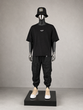 Black Cargo Jogger Pants