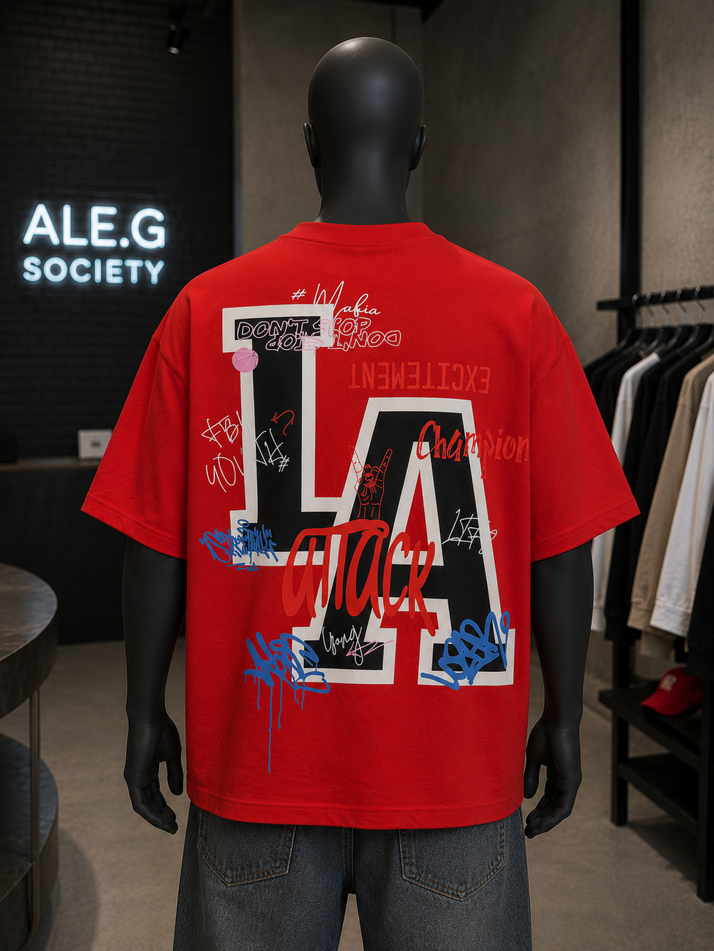 LA Attack Oversized T-Shirt