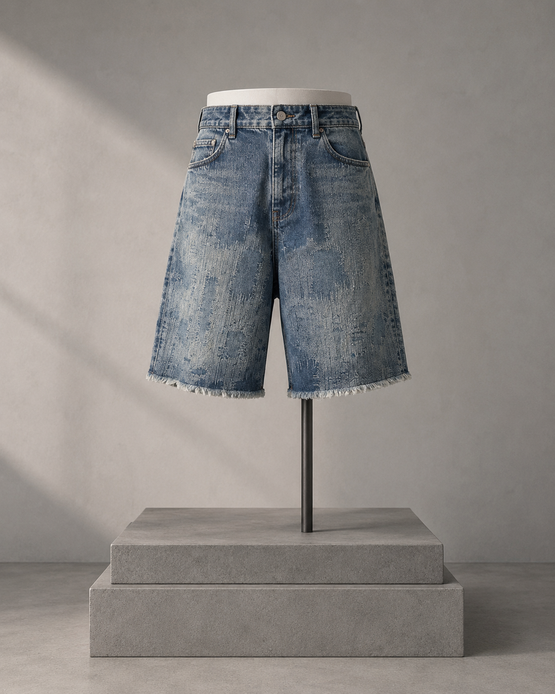 Black Island Denim Bermuda Shorts