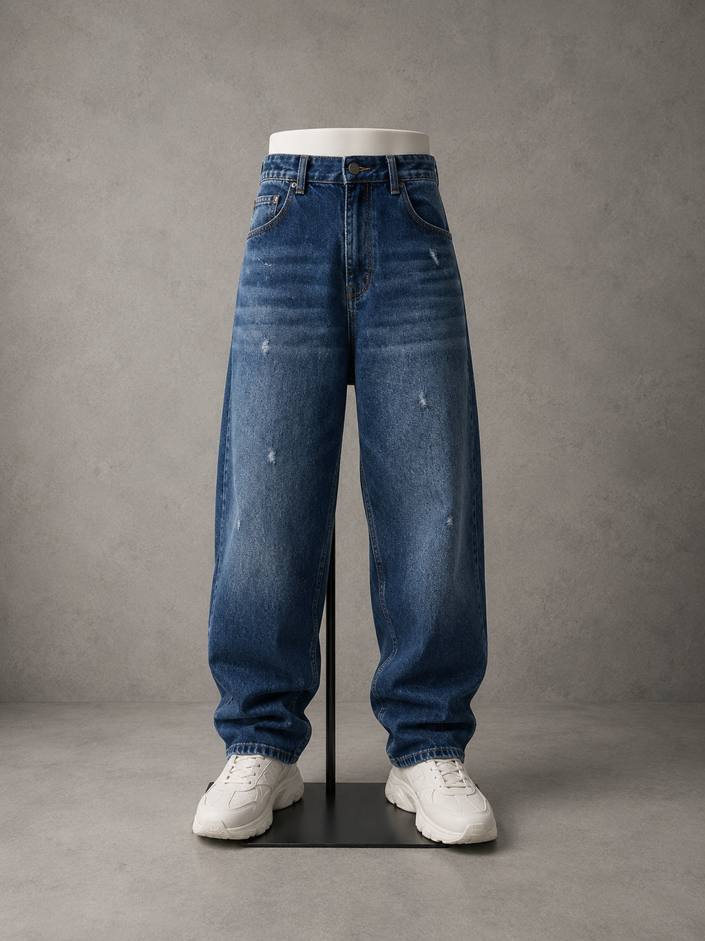 Distressed Baggy Jeans