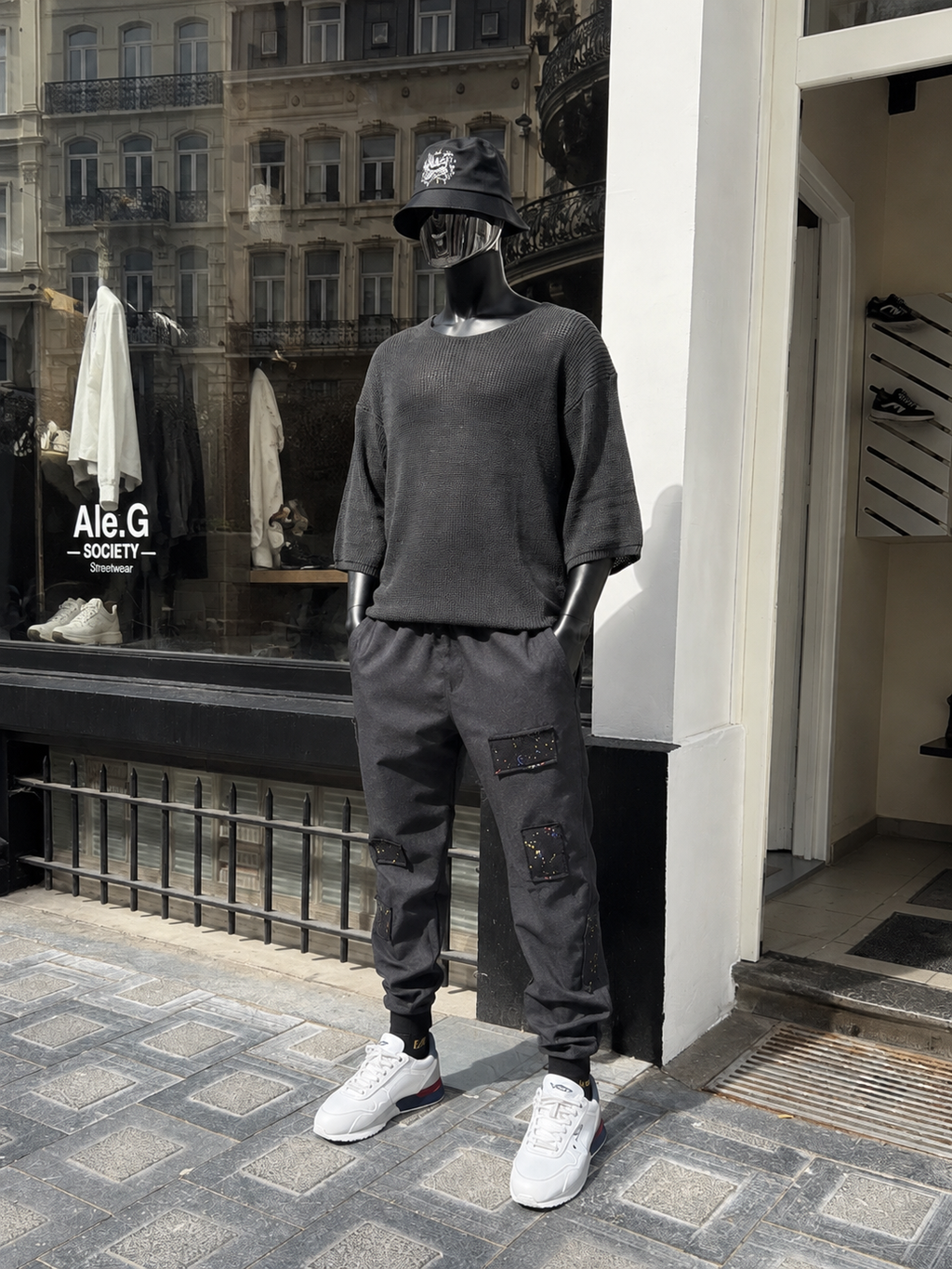 Paint Splatter Pantalon Streetwear