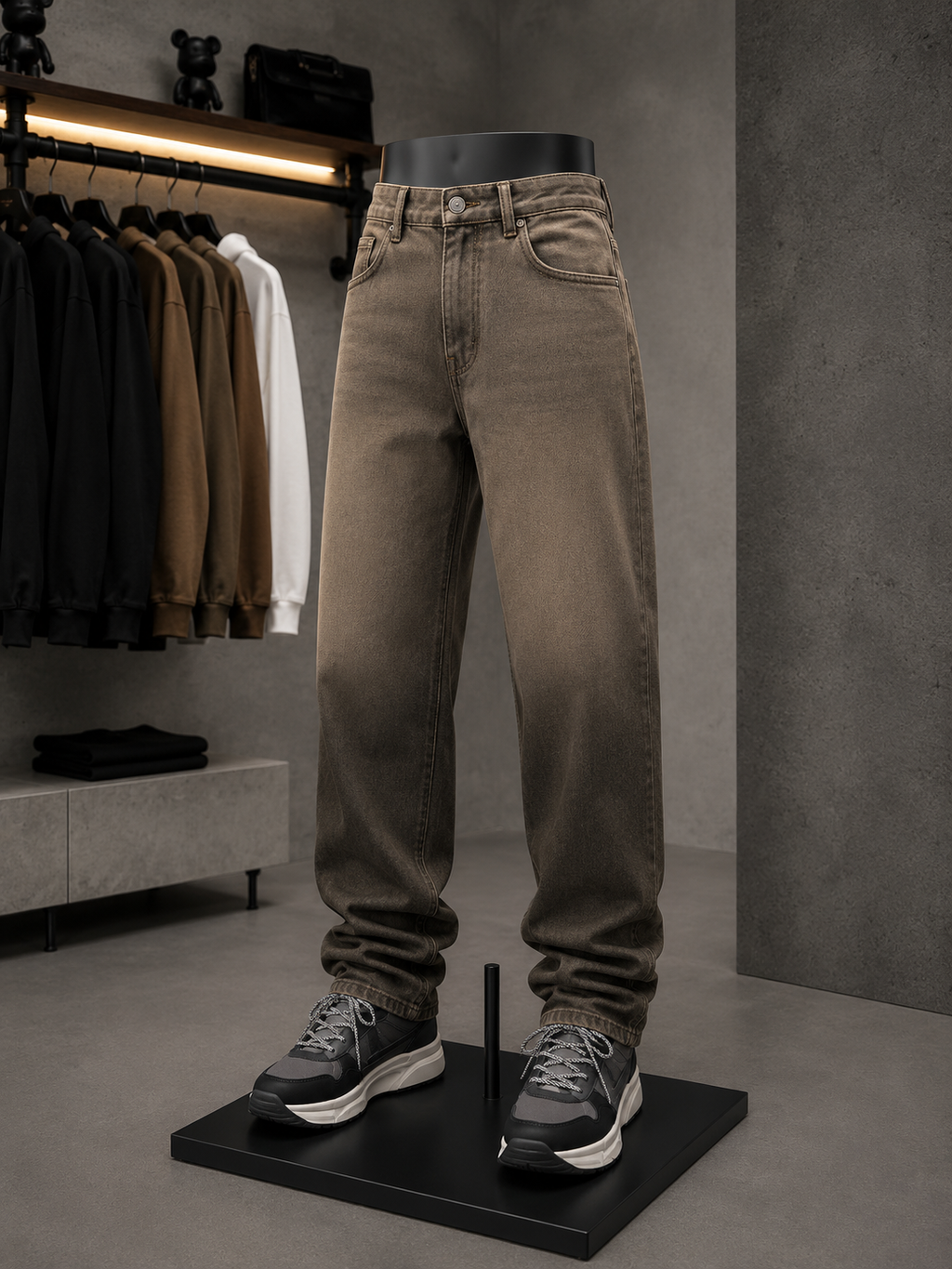 Jean Premium à Effet Délavé