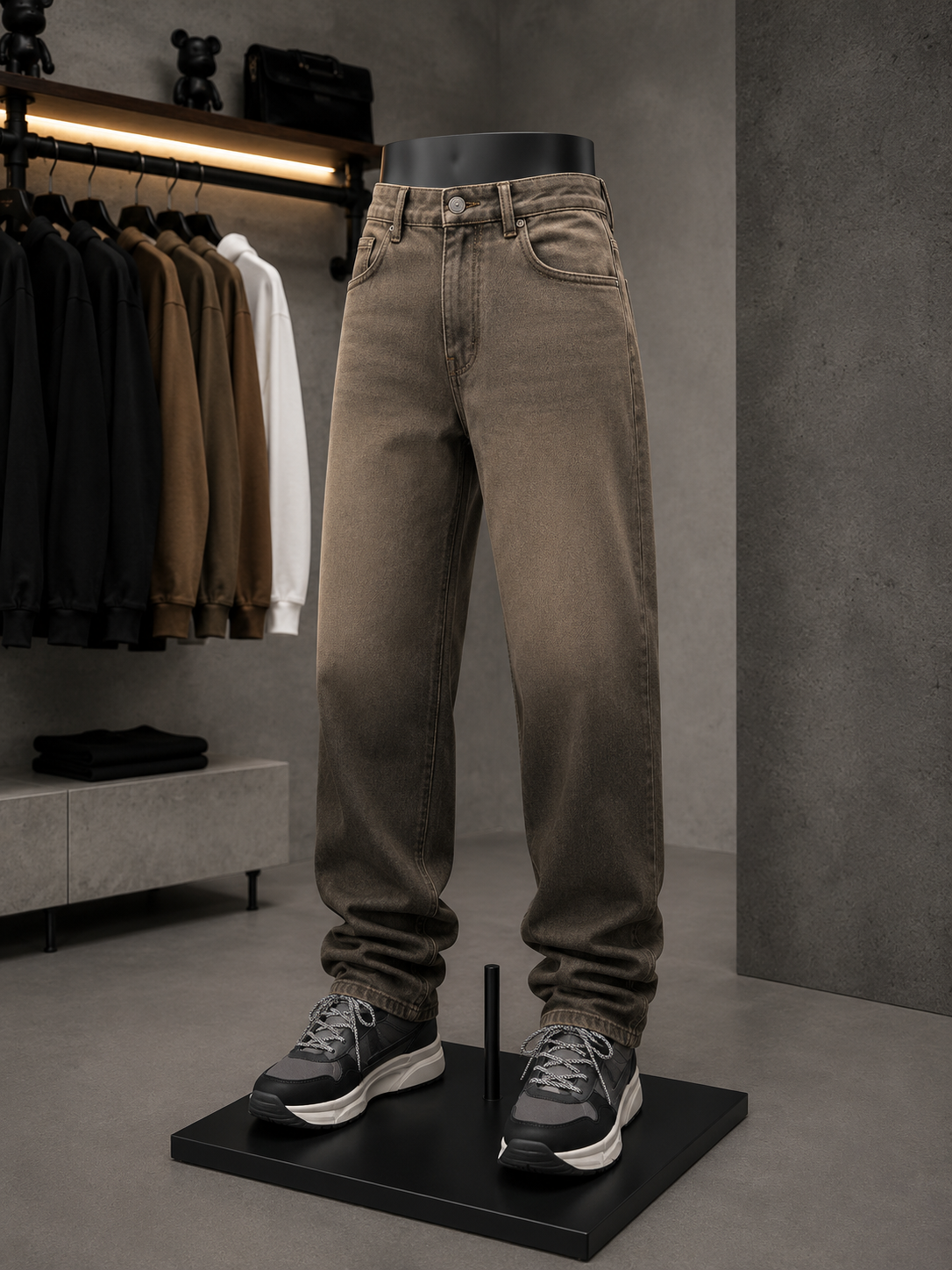 Jean Premium à Effet Délavé
