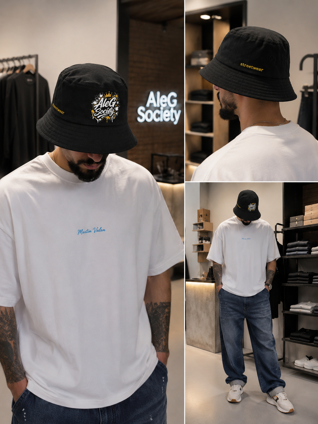 AleG Society Signature Bucket Hat