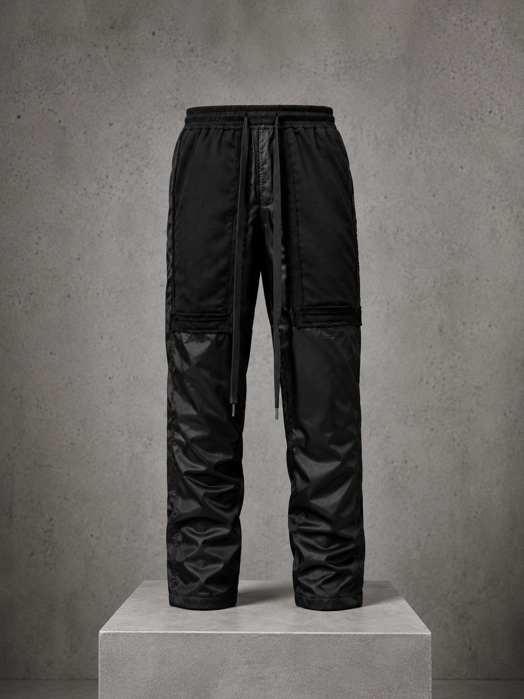Technical Nylon Hand Made Pants
