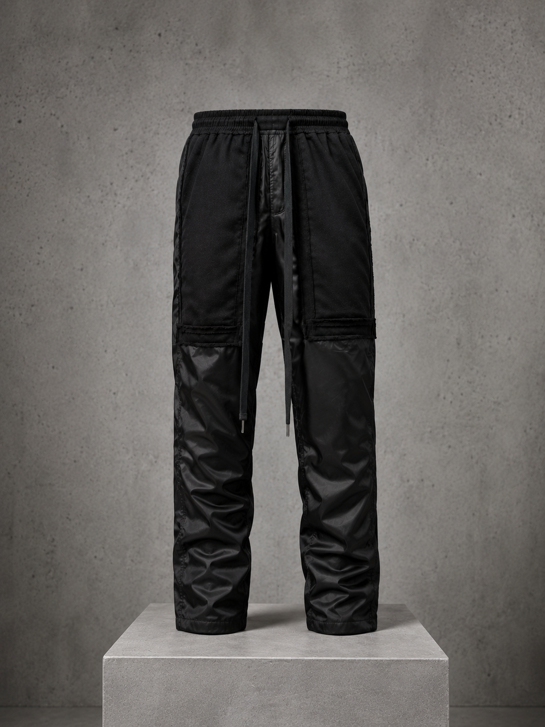 Technical Nylon Hand Made Pants