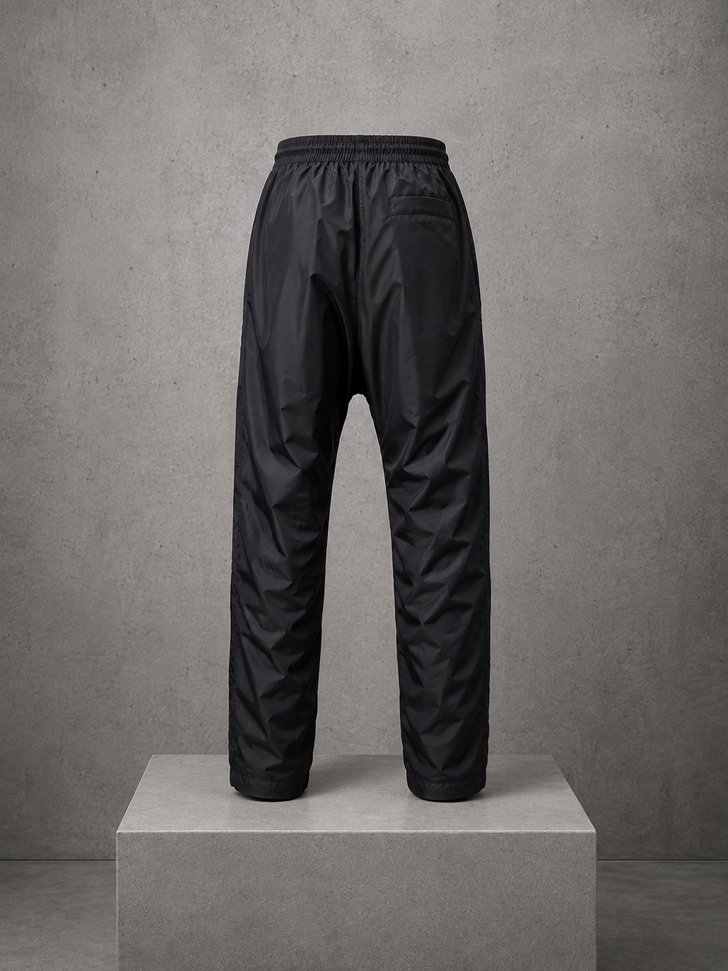 Technical Nylon Hand Made Pants