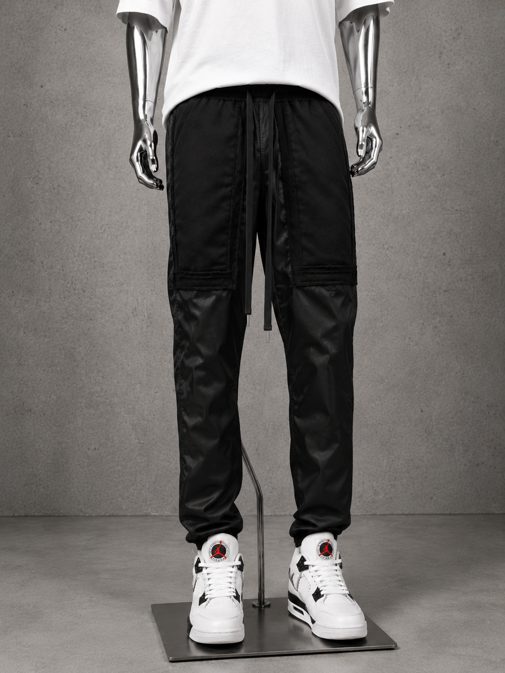 Technical Nylon Hand Made Pants