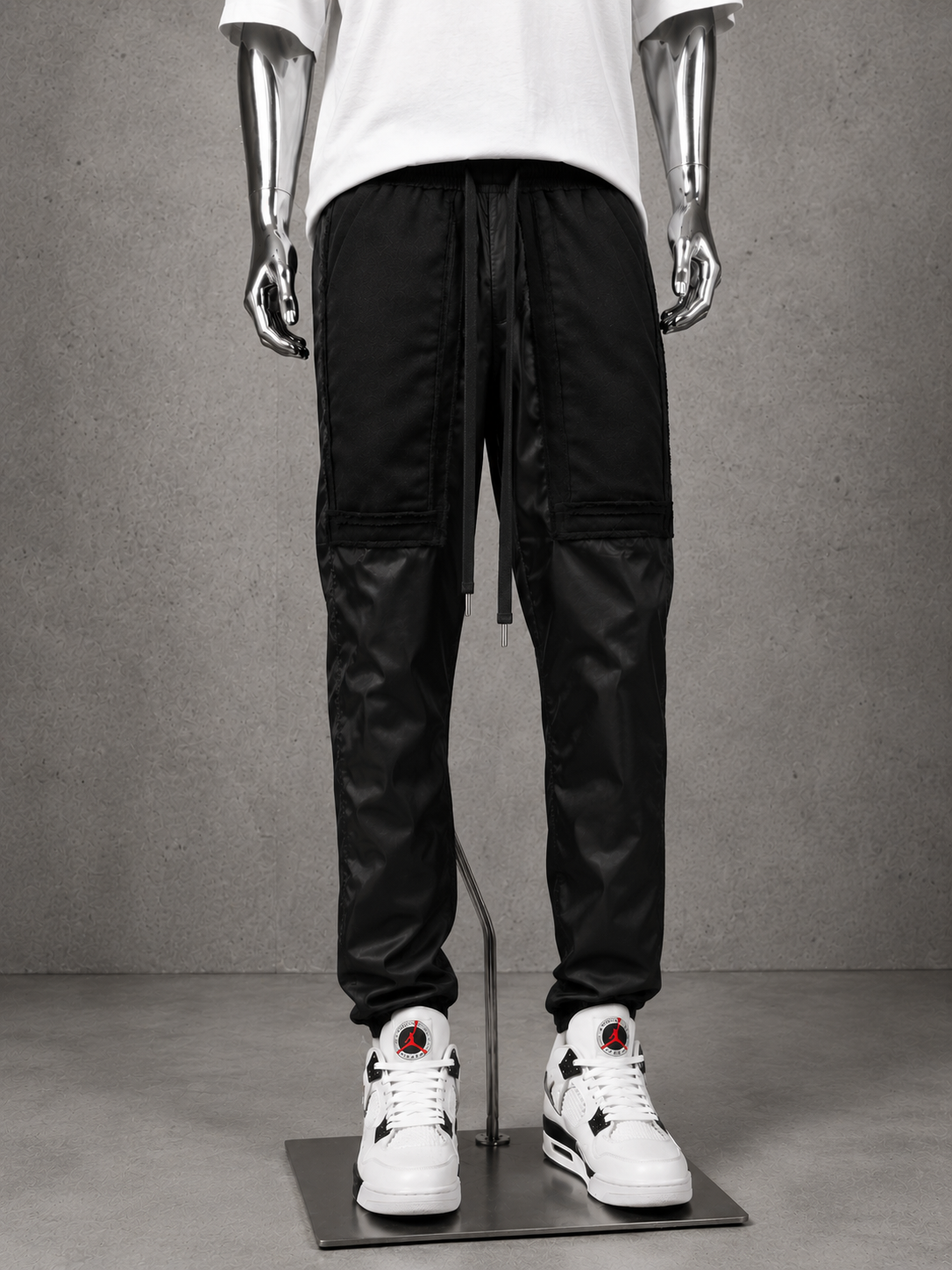 Technical Nylon Hand Made Pants