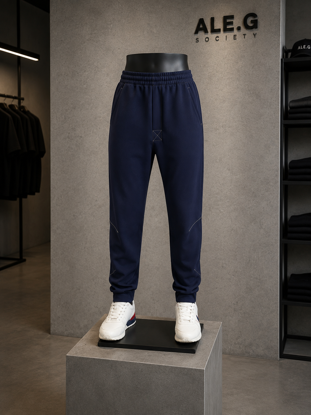 Navy Technical Joggers