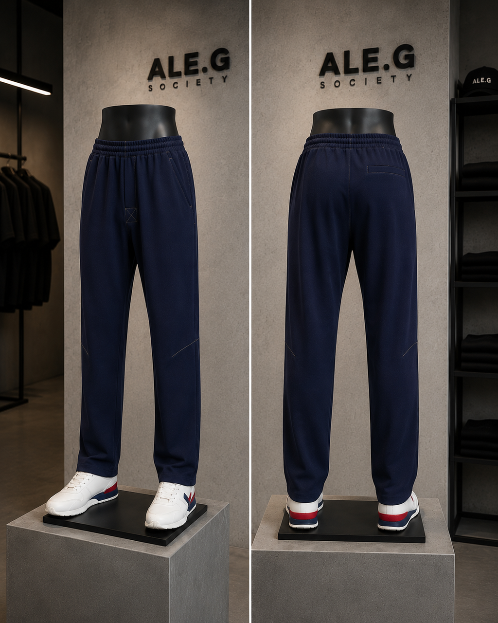 Navy Technical Joggers