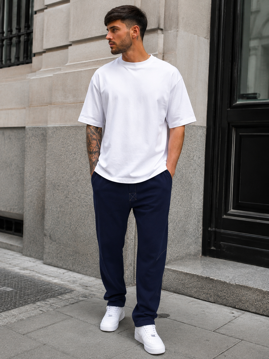 Navy Technical Joggers