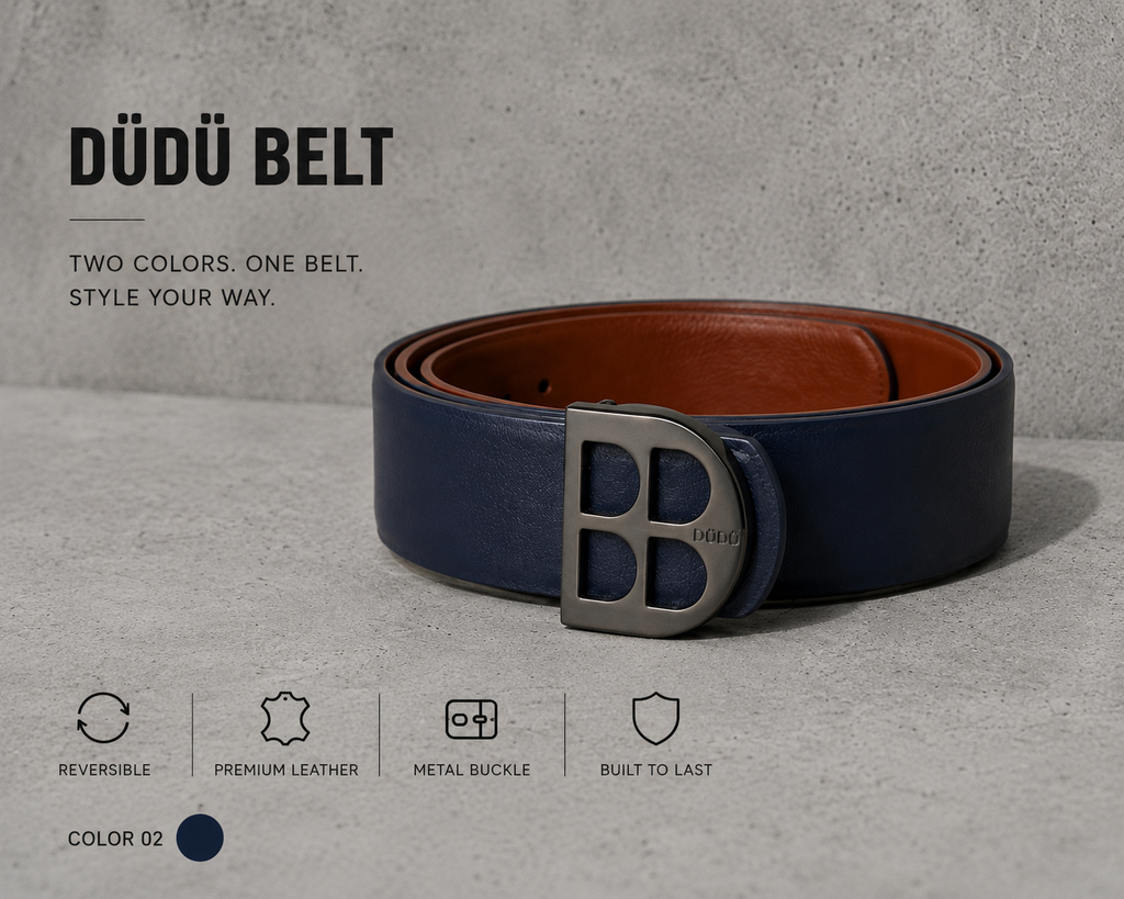 DÜDÜ BELT — Reversible Leather Belt