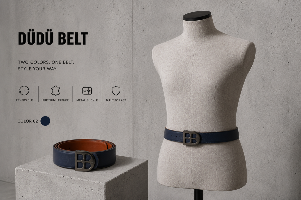 DÜDÜ BELT — Reversible Leather Belt
