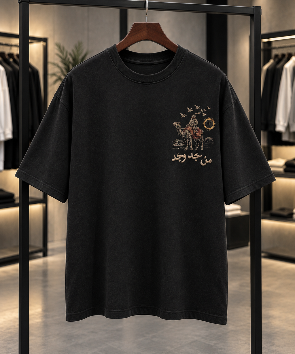T-shirt Desert Rider Graphic Oversize